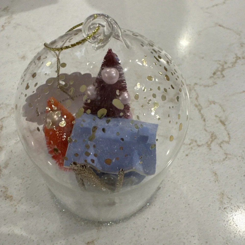 Anthropologie snowglobe scene